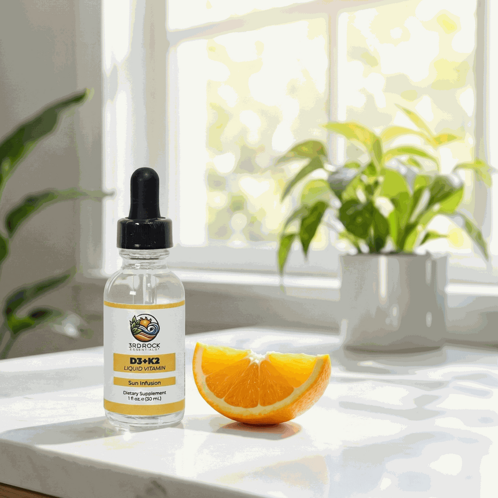 Vitamin D3 + K2 Liquid (Chelated) — 1 fl oz