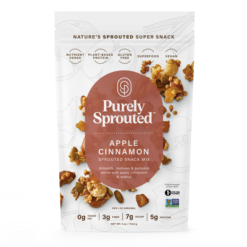 Apple Cinnamon, Sprouted Snack Mix