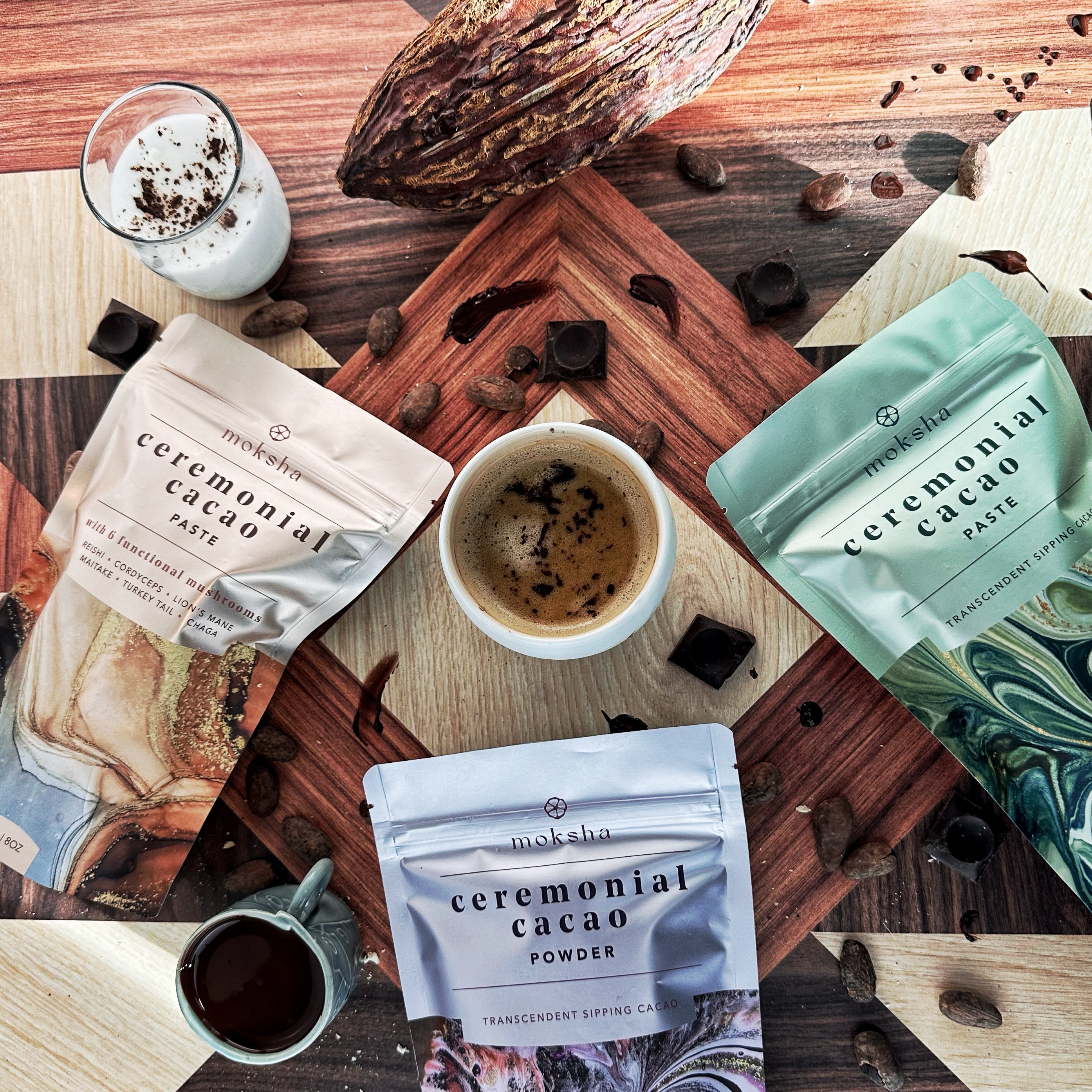 Ceremonial Forest Blend™ Cacao Paste with 6 Functional Mushrooms