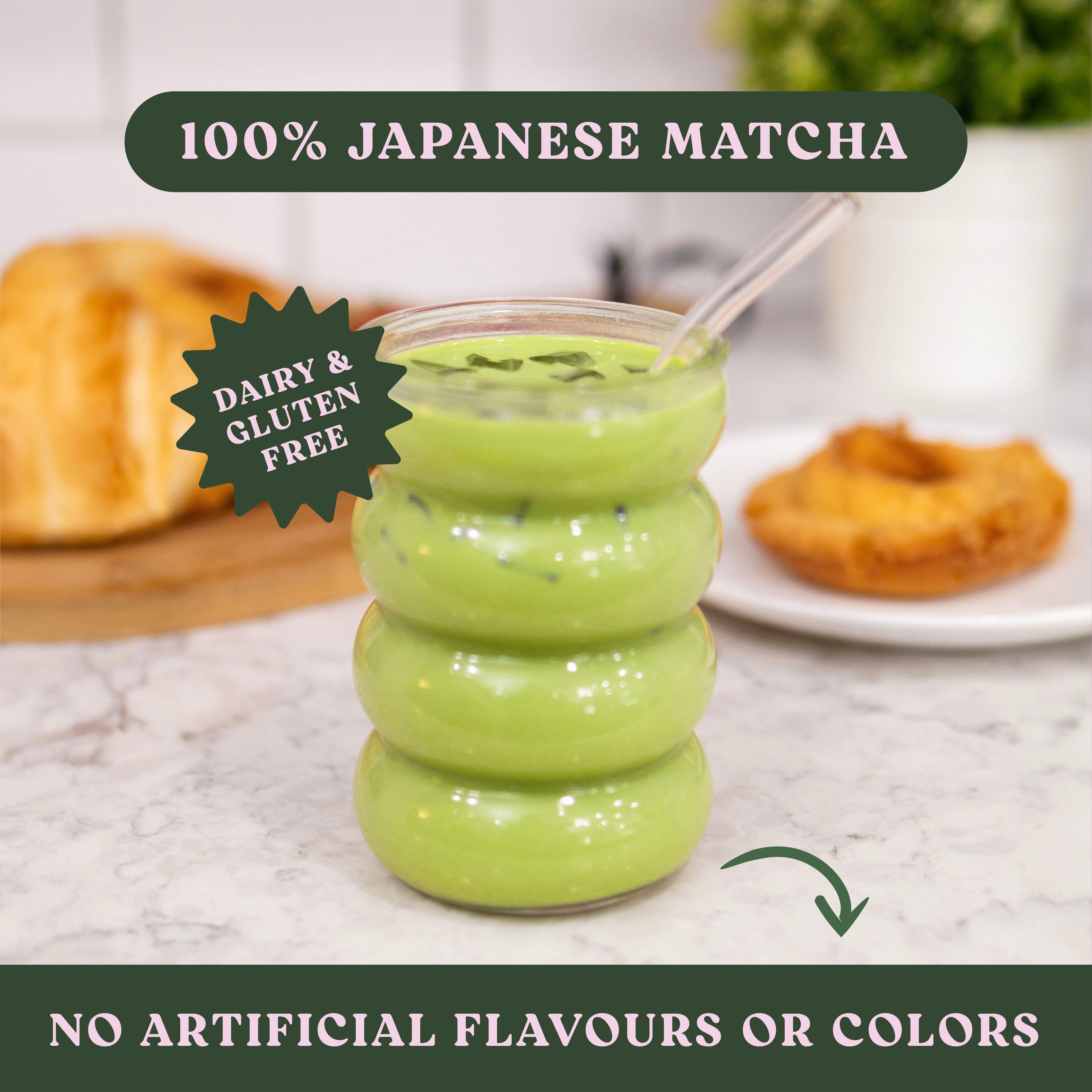 Harmony Matcha Lavender – Premium Shade-Grown Japanese Matcha, Sweetened with Organic Sugar (10 Stick Packs)