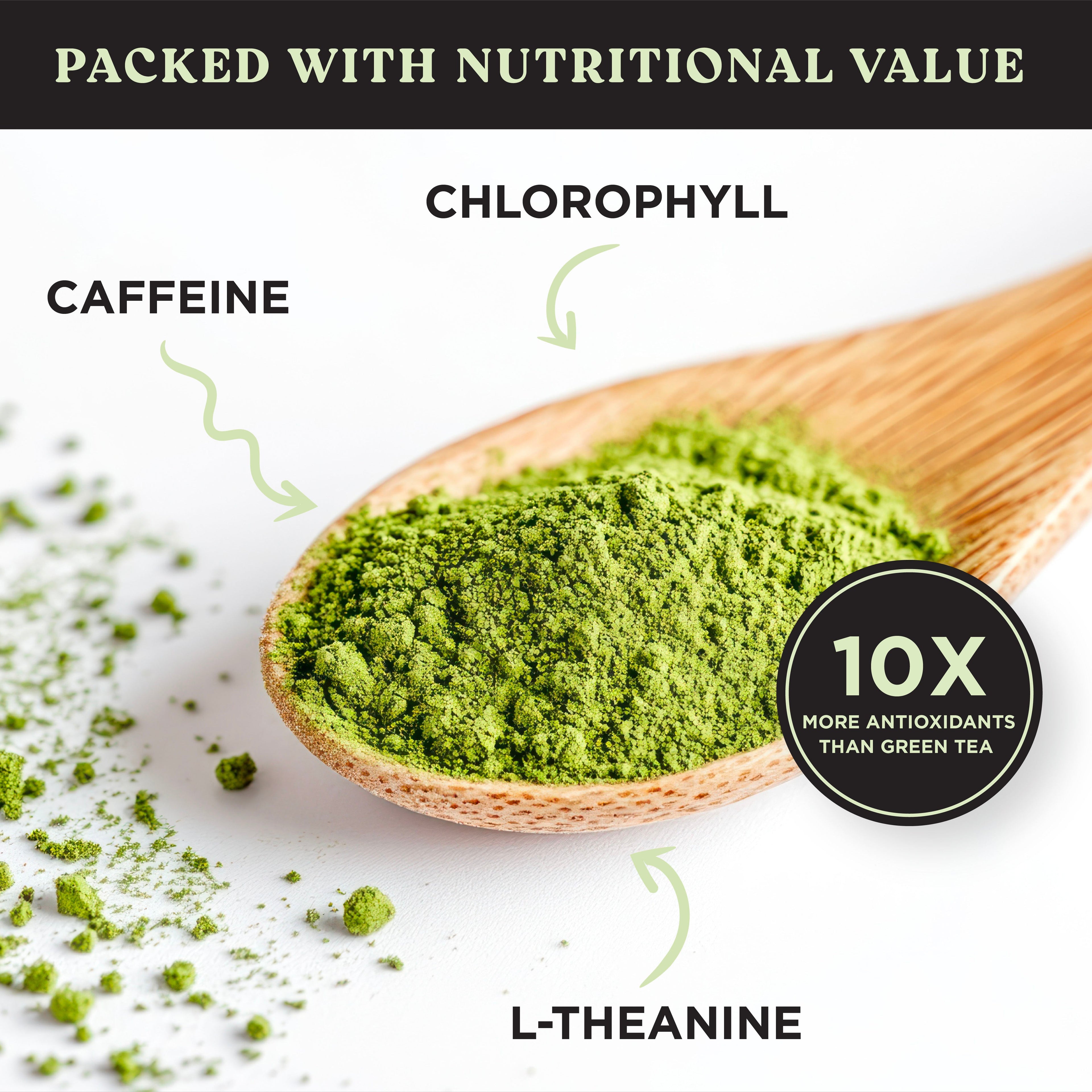 Harmony Matcha Yuzu – Premium Shade-Grown Japanese Matcha, Sweetened with Organic Sugar (10 Stick Packs)
