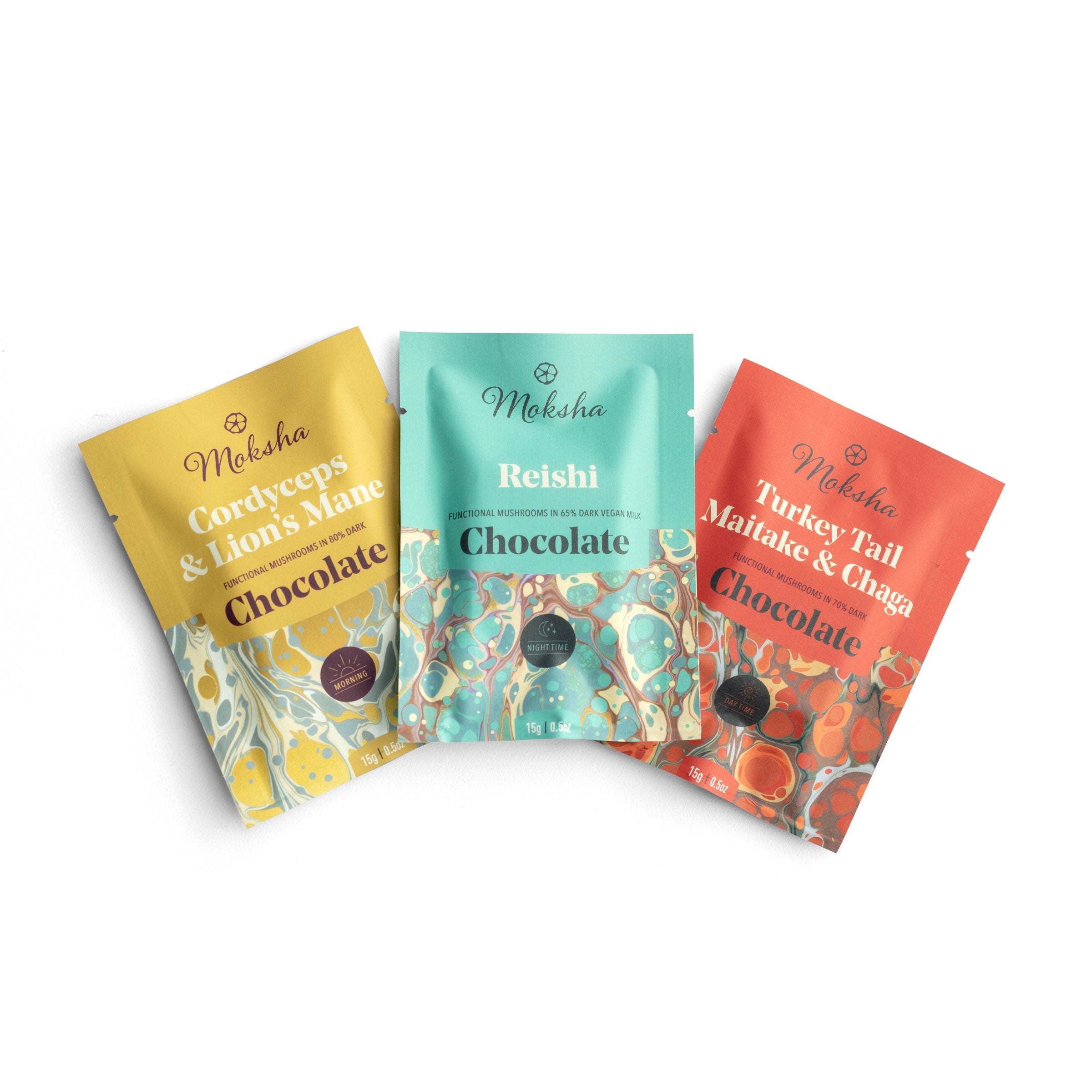 Mountain Reserve™ Trio - Mushroom Chocolate Tasting Sampler for Daily Vitality