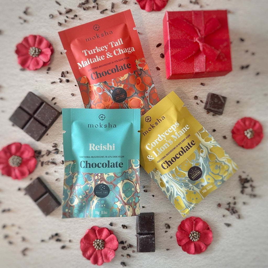 Mountain Reserve™ Trio - Mushroom Chocolate Tasting Sampler for Daily Vitality